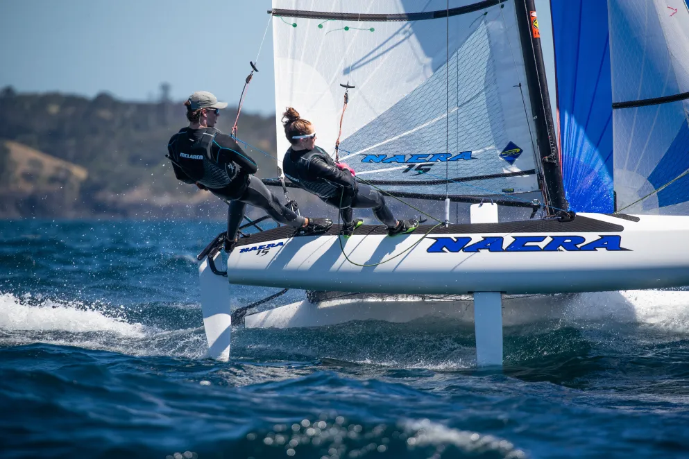 Hamish McLaren and Sophia Higgott