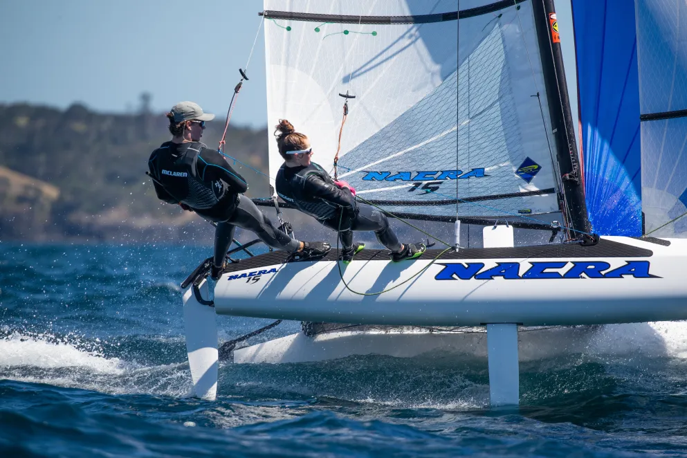 Hamish McLaren and Sophia Higgott