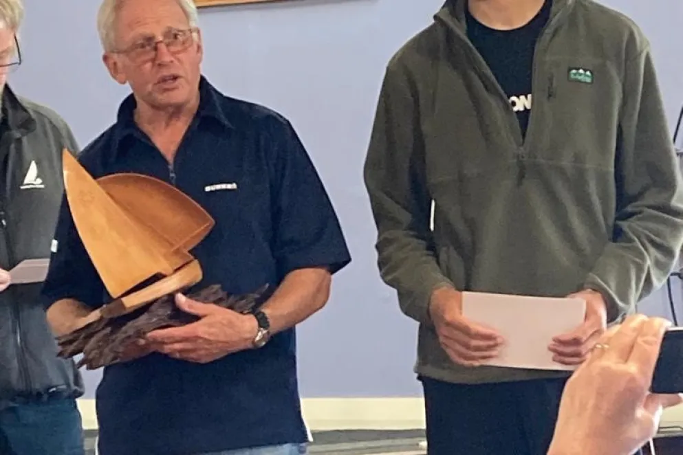 Peter Nees and Zach Stibbe finished second at the 2023 Sunburst National Championships in Dunedin.