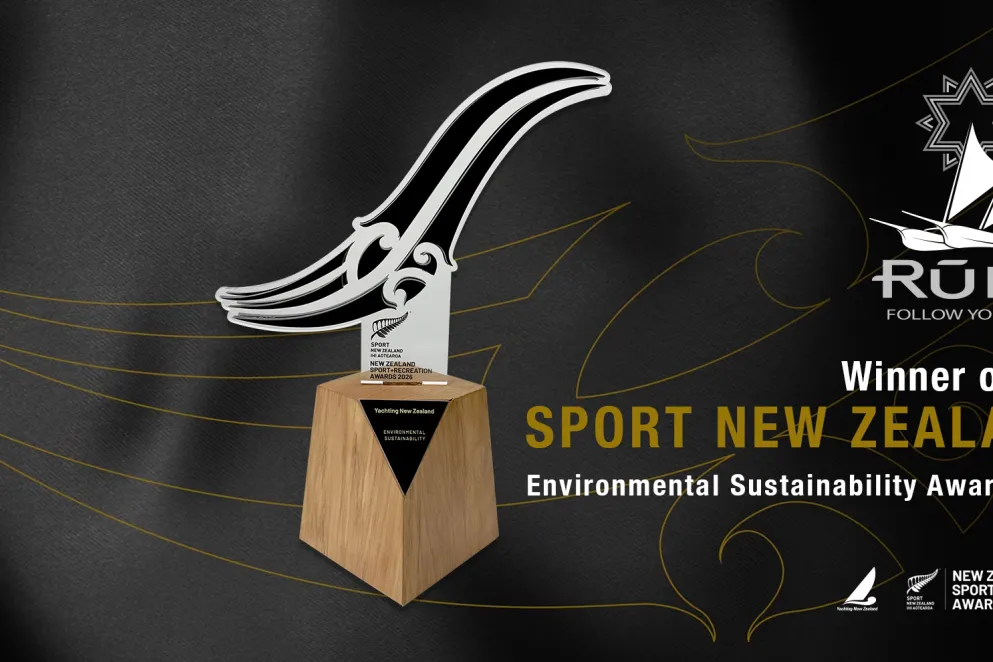 Yachting New Zealand RUNA Winner Sport New Zealand Sustainability awards 2026