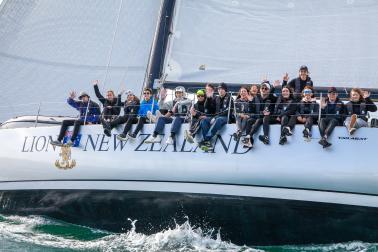 NZL Sailing Trust Banner - Lion waving