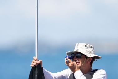 Racing is about to get under way on the final day of the 2023 Oceanbridge NZL Sailing Regatta. Photo / Adam Mustill Photography