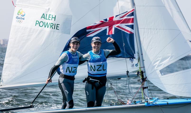 Jo Aleh and Polly Powrie