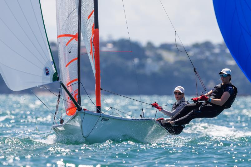 Lucy Leith & Lizzie Shapland - 2022 Oceanbridge NZL Sailing Regatta