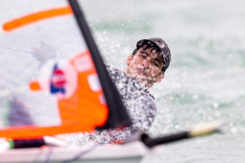 Sean and Rowan Kensington won the 29er division. Photo / Adam Mustill Photography