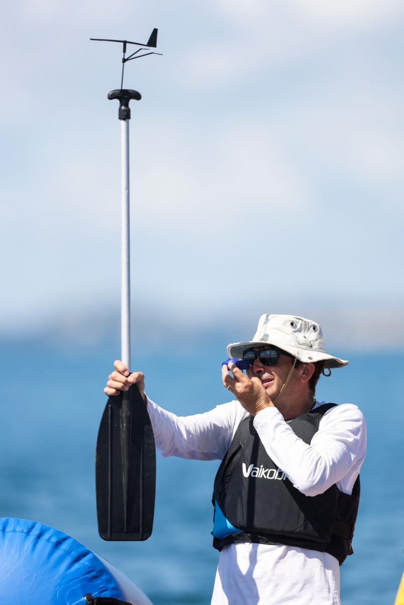 Racing is about to get under way on the final day of the 2023 Oceanbridge NZL Sailing Regatta. Photo / Adam Mustill Photography