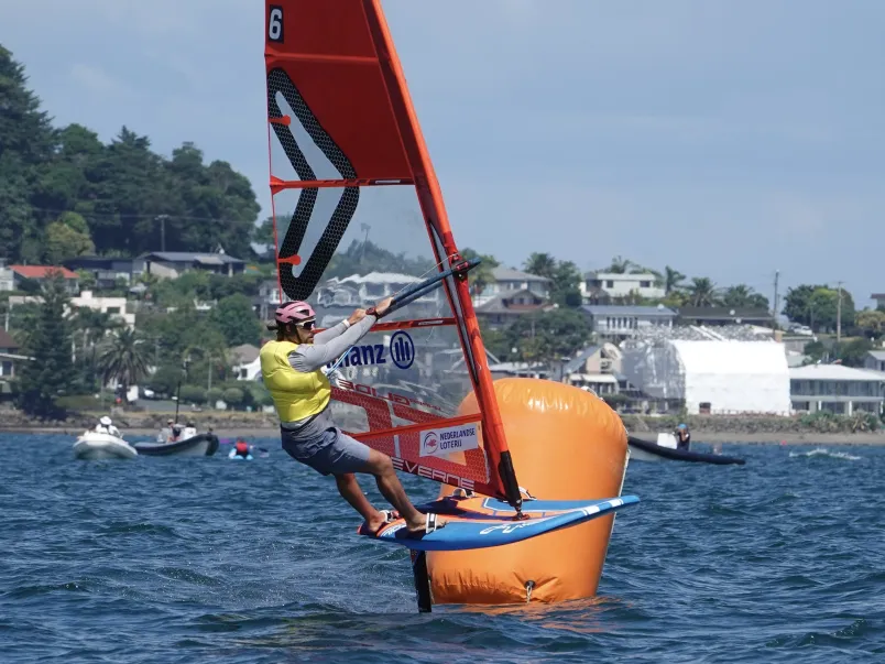 Dutch sailor Huig-Jan Tak finished first overall in the elite men's fleet. 