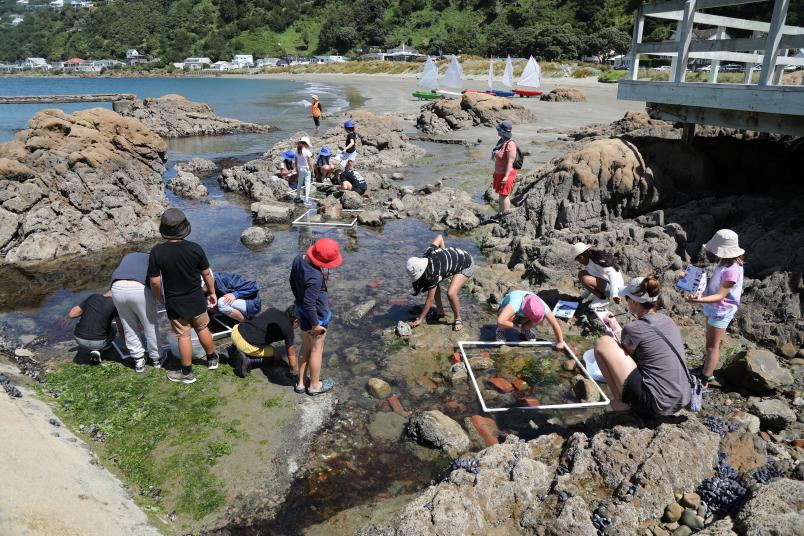 Yachting New Zealand will launch Moanamana - the third module in its RŪNĀ school engagement framework - ahead of the inaugural ITM New Zealand Sail Grand Prix in Christchurch next week. Photo / Ben Foley