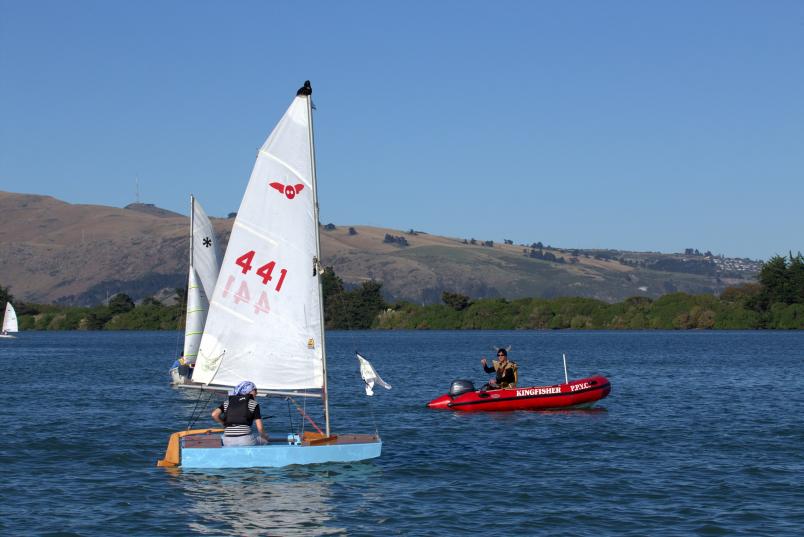 The club also hosted a Pirates and Vikings Day earlier this month. Photo / Pleasant Point Yacht Club