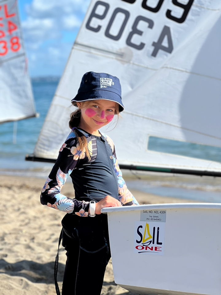 Ivy Jones enjoyed her first regatta - and made new friends while doing it. Photo / Mahani Jones