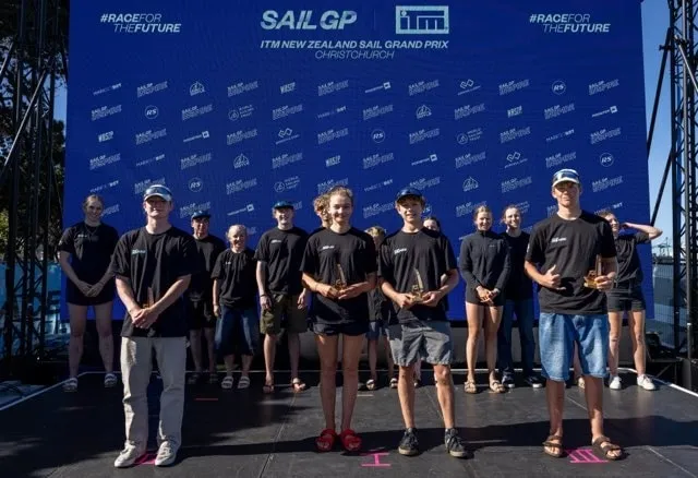 Noah Malpot won the Sail GP Inspire Waszp event over the weekend. Photo / Nelson Yacht Club