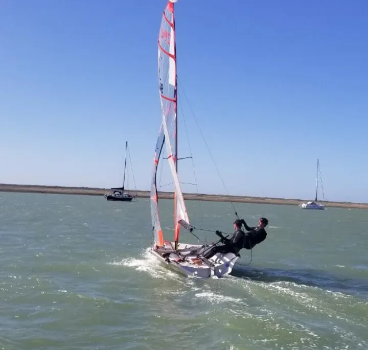 Bruno Page and Ashley Cole will be competing at their first 29er national championships this weekend.