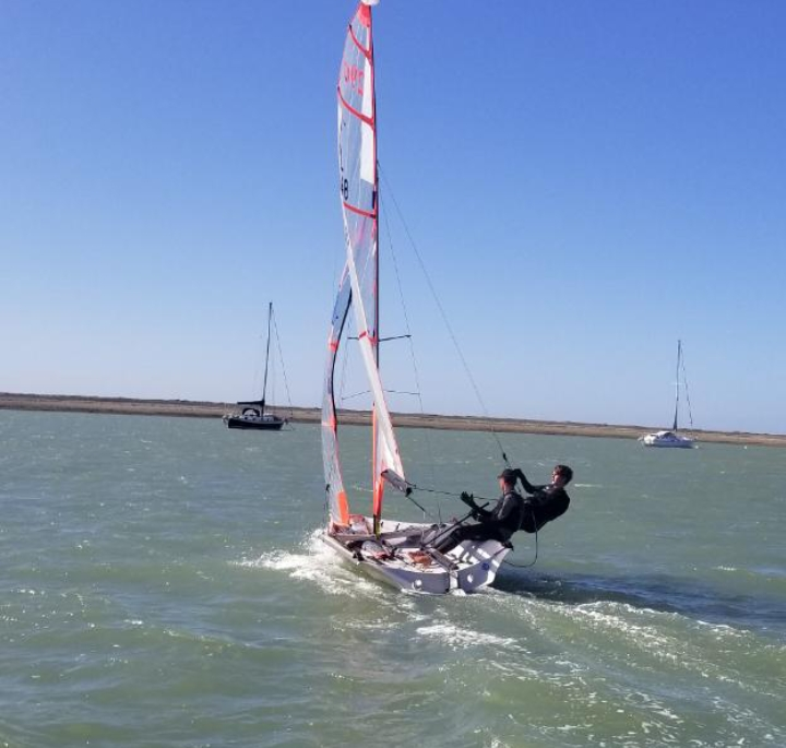 Bruno Page and Ashley Cole will be competing at their first 29er national championships this weekend. 