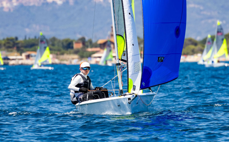 Callum Hyde and Callum Noyer are under-13 world champions in the RS: Feva class. 