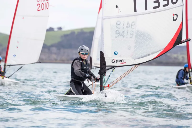 c Oliver Tiedemann won the O'pen Skiff competition.