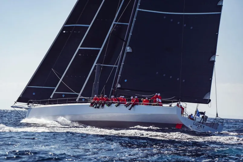 Lucky at the start of the ROC Transatlantic Race. Photo / Sailing Energy Lucky at the start of the ROC Transatlantic Race. Photo / Sailing Energy