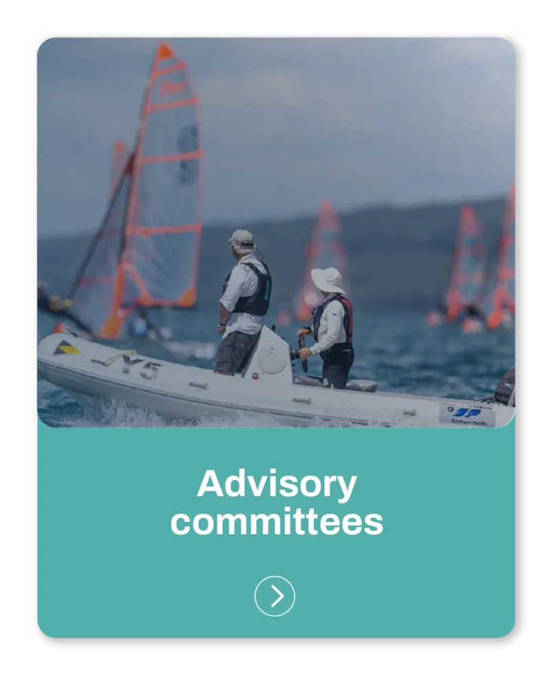 Yachting New Zealand Advisory committees Yachting New Zealand Advisory committees