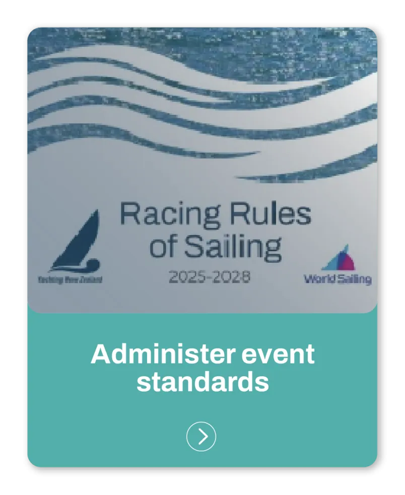 Yachting New Zealand Administer Event Standards Yachting New Zealand Administer Event Standards