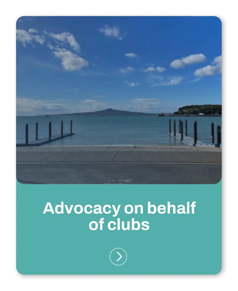 Yachting New Zealand Advocacy on behalf of club Yachting New Zealand Advocacy on behalf of club