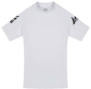 Piha Women's Rashtop, Short Sleeve, White