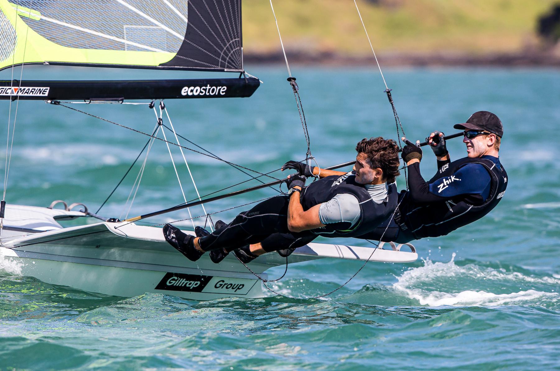 Burling and Tuke make a splash at 49er worlds | Yachting ...