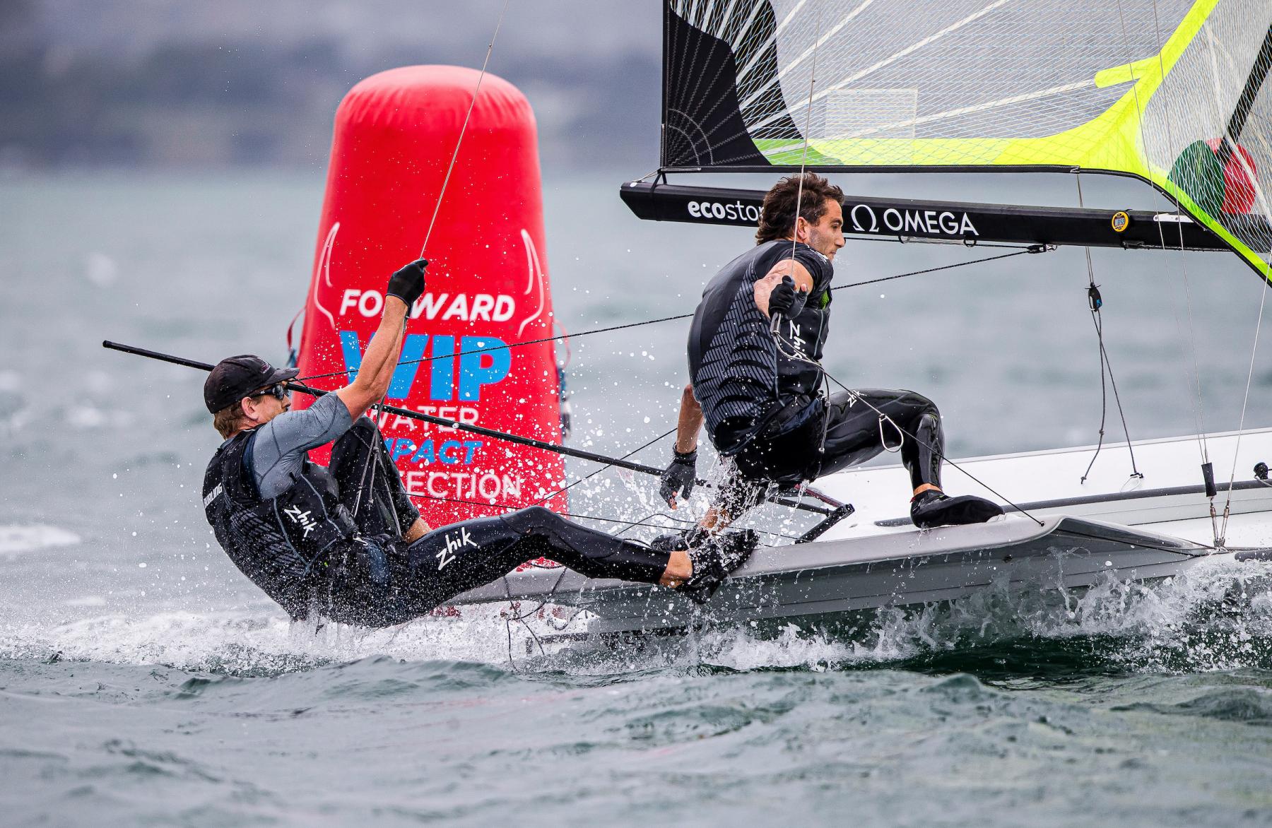 kiwi sailors well placed at world champs yachting new