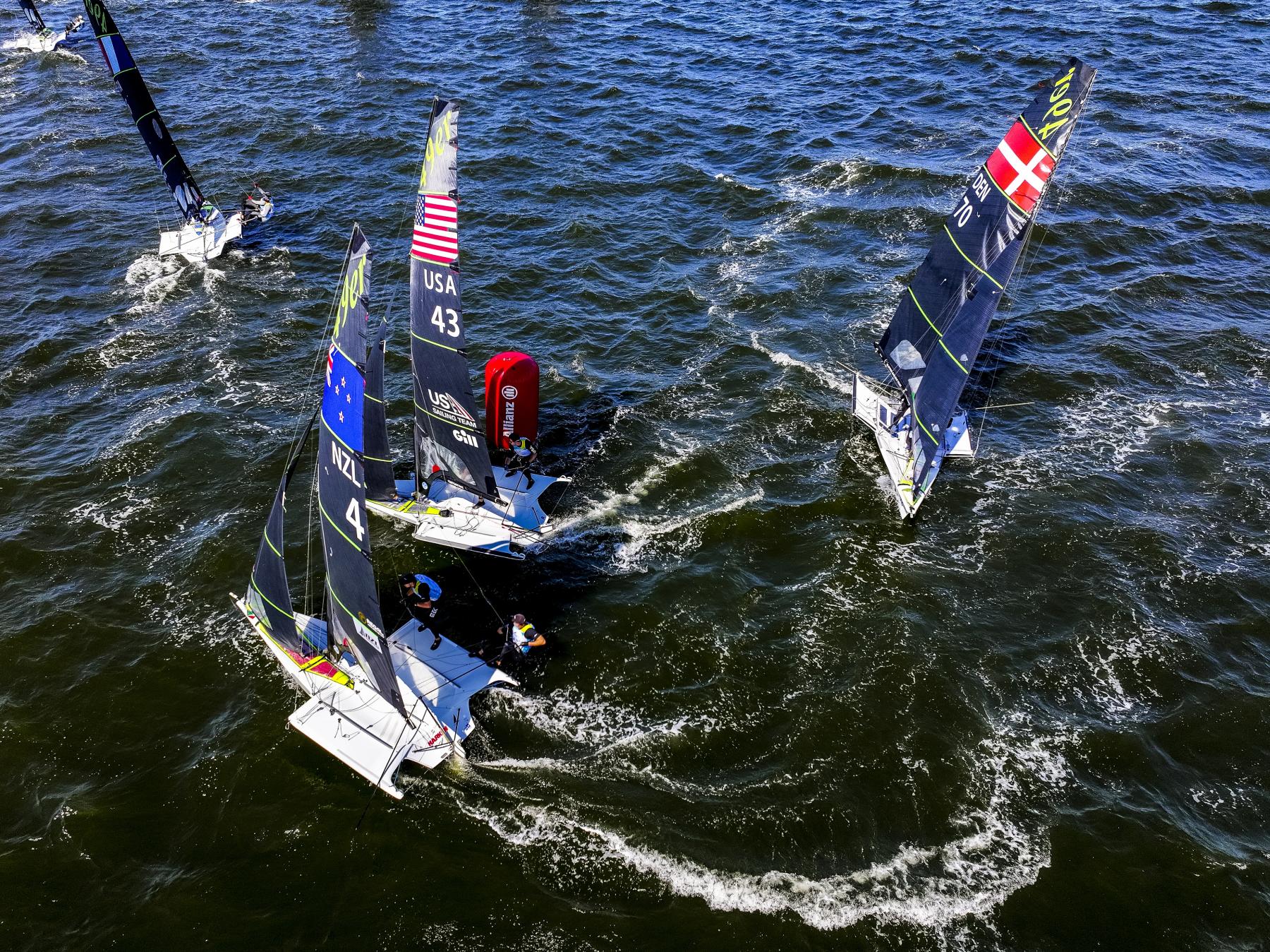 Sailing World Champs: NZ boats locked in for Olympics as medal races ...