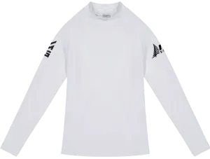 Piha Men's Rash Top Long Sleeve White