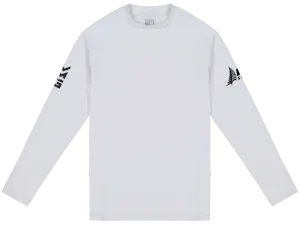 Piha Women's Rash Top, Long Sleeve, White